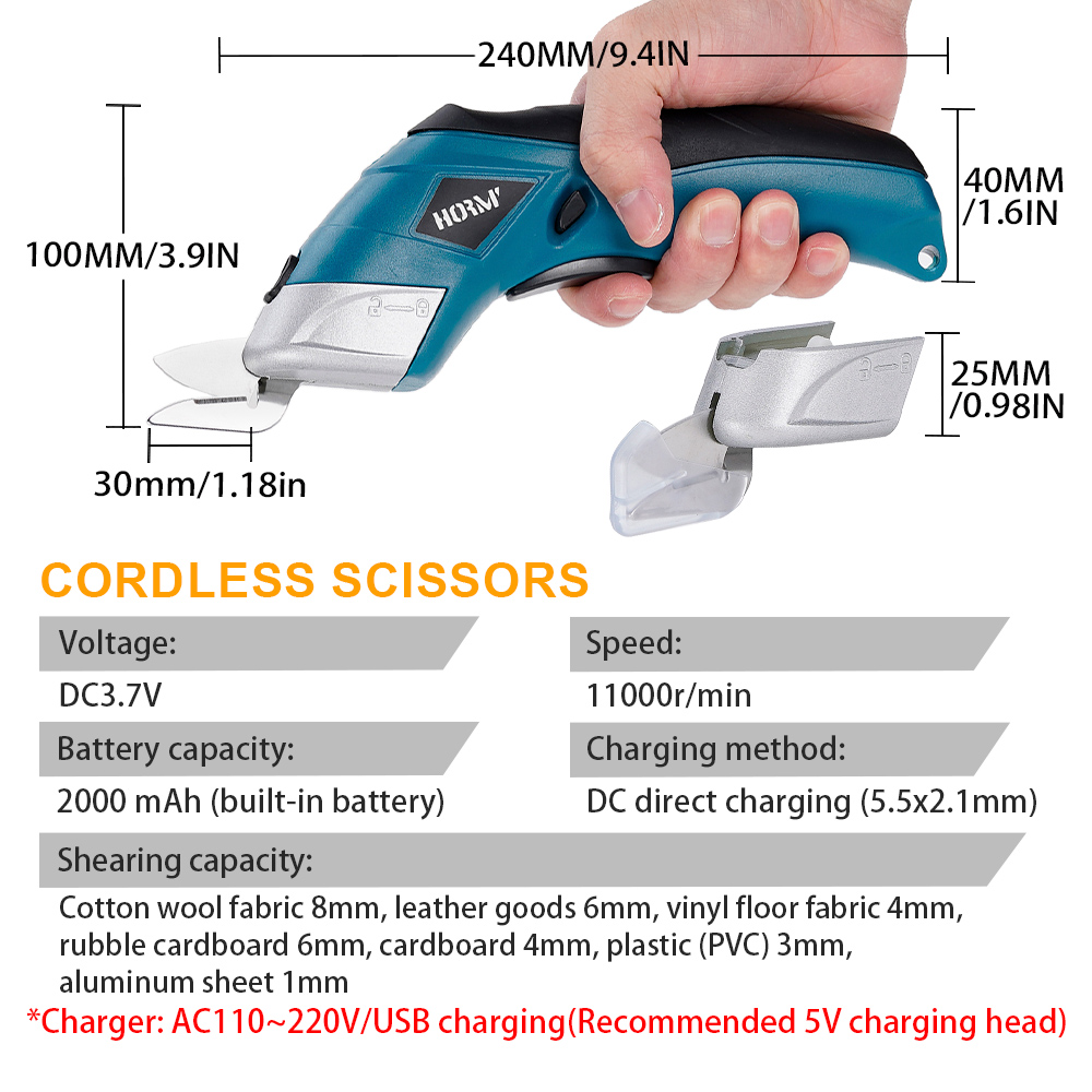 Hormy 3.6V Charging Small Scis - Leatherwork Projects review and price