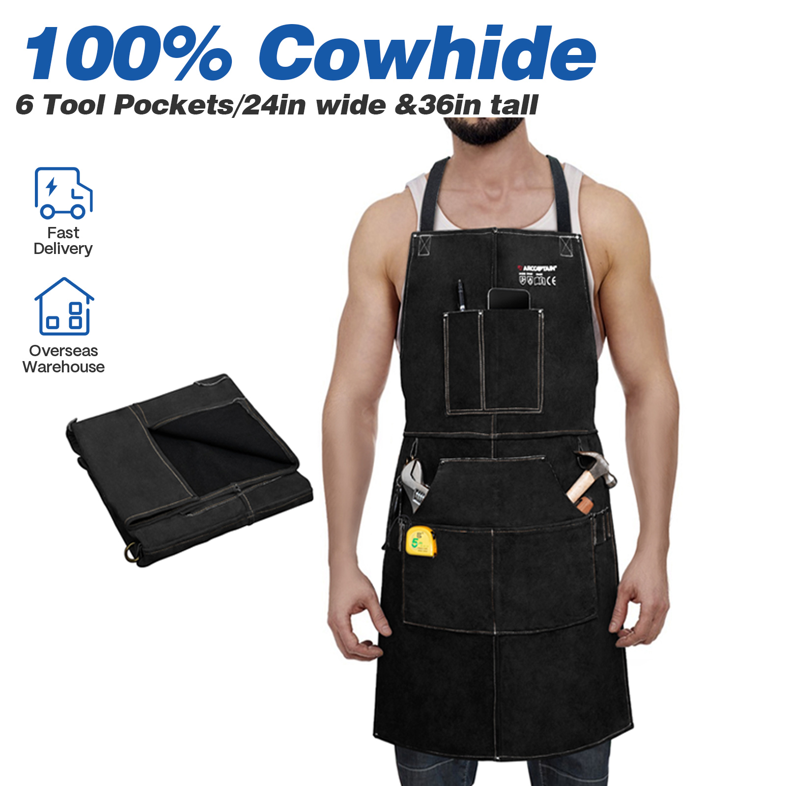 ARCCAPTAIN Leather Welding Wor - Leatherwork Projects review and price