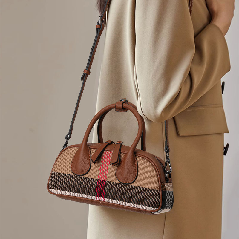 Women's Canvas & Leather Bowli - Leatherwork Patterns Free review and price