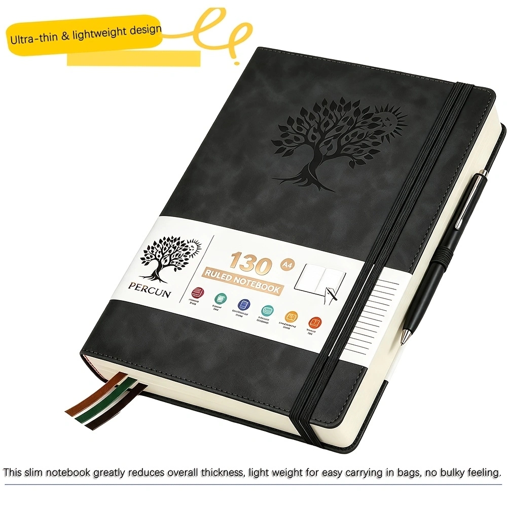 A4 Ruled Hardcover Diary Noteb - Leather Work Notebook review and price