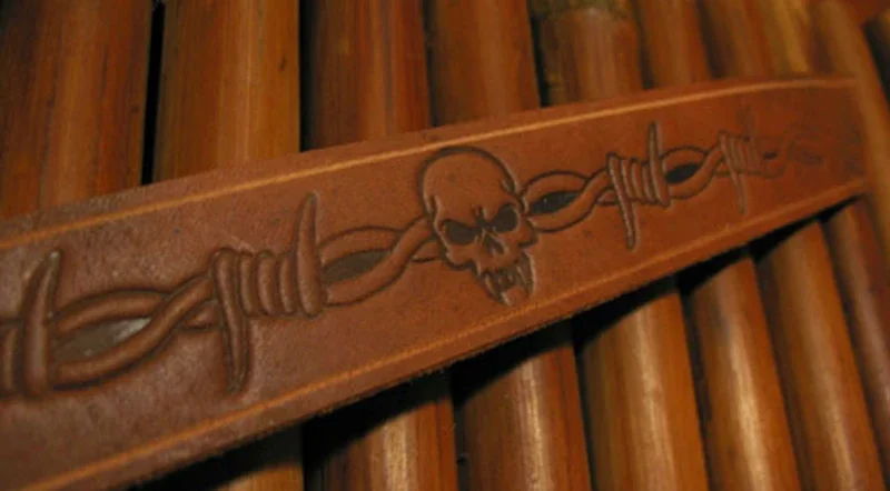 5pcs Thorns and skull pattern  - Leatherwork Patterns Free review and price