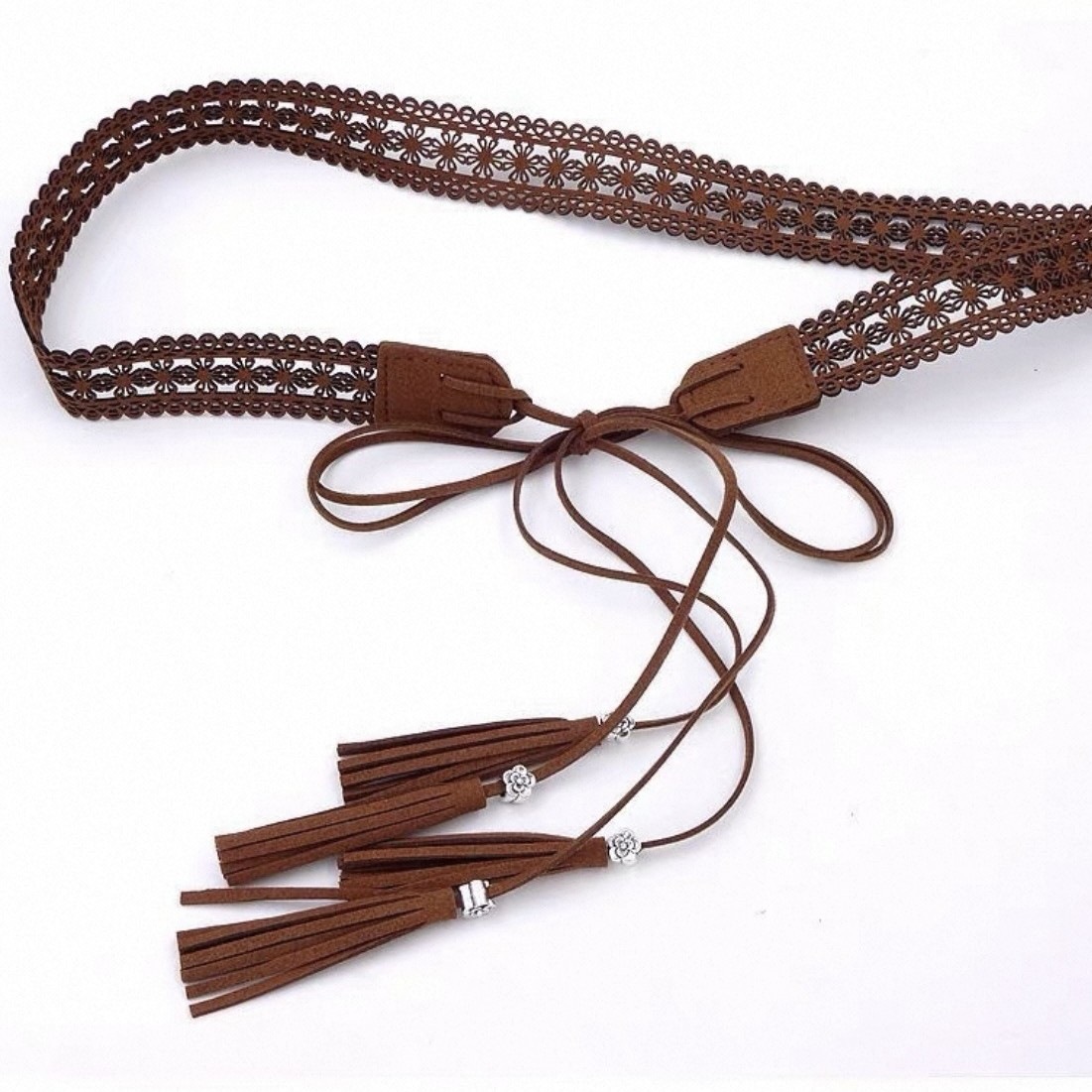 Pu Leather Hollow Tassel Tie W - Leatherwork Patterns Free review and price